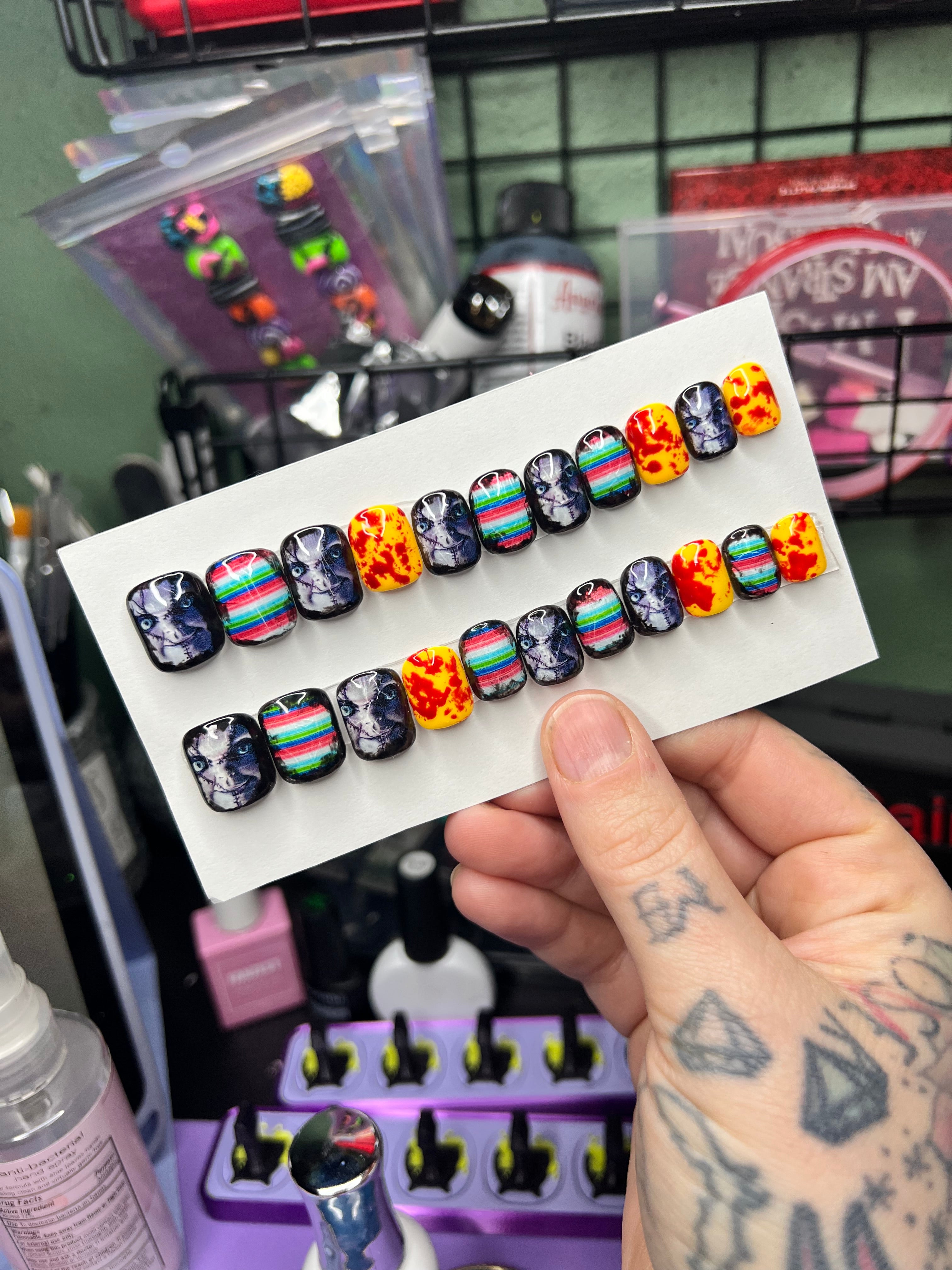 MADE TO ORDER Chucky press ons