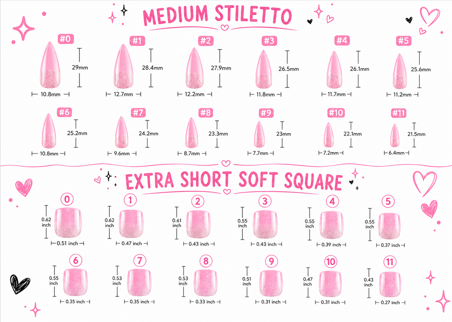 3D Sculpted Jellyfish Fields Nails PRE-SIZED