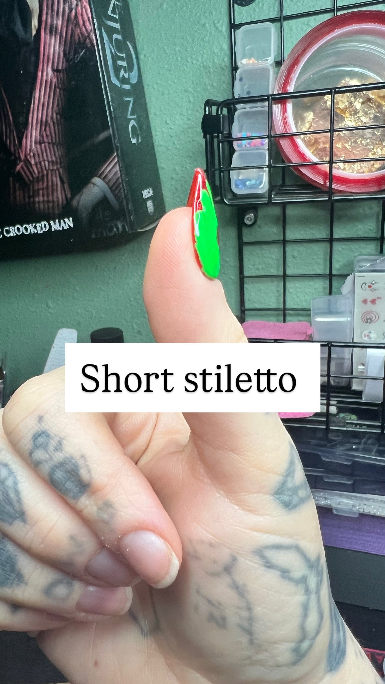 MADE TO ORDER 90s vibes rainbow press ons