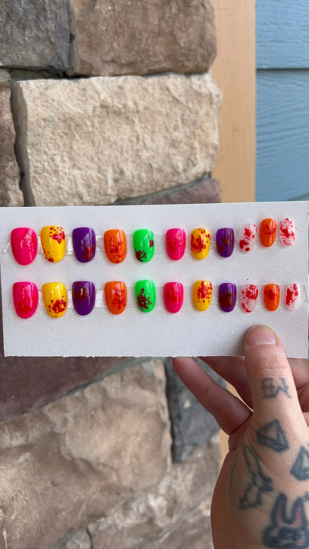 MADE TO ORDER Ice Truck Barbie  Press Ons Dexter Inspired Nails