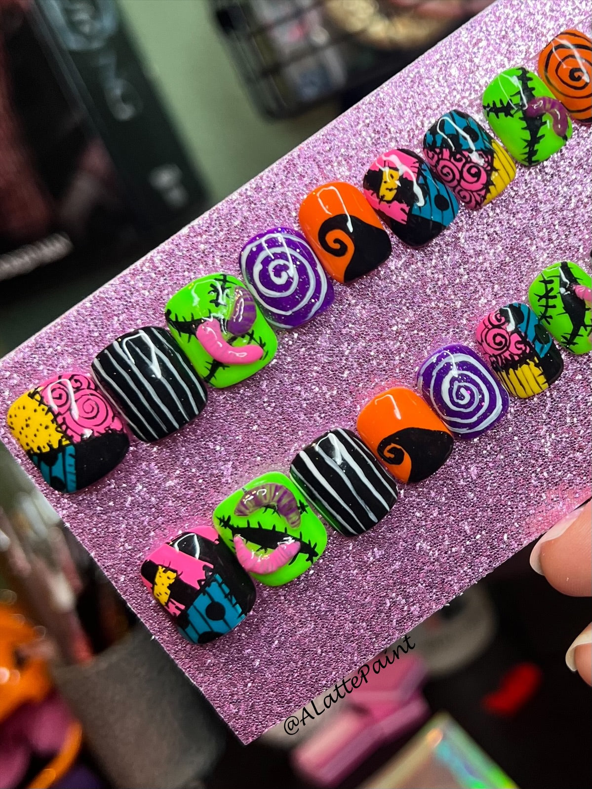 MADE TO ORDER Nightmare Press Ons