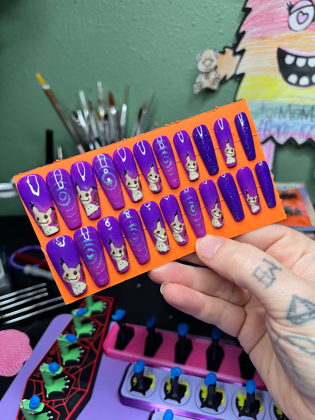 MADE TO ORDER Mimikyu press ons