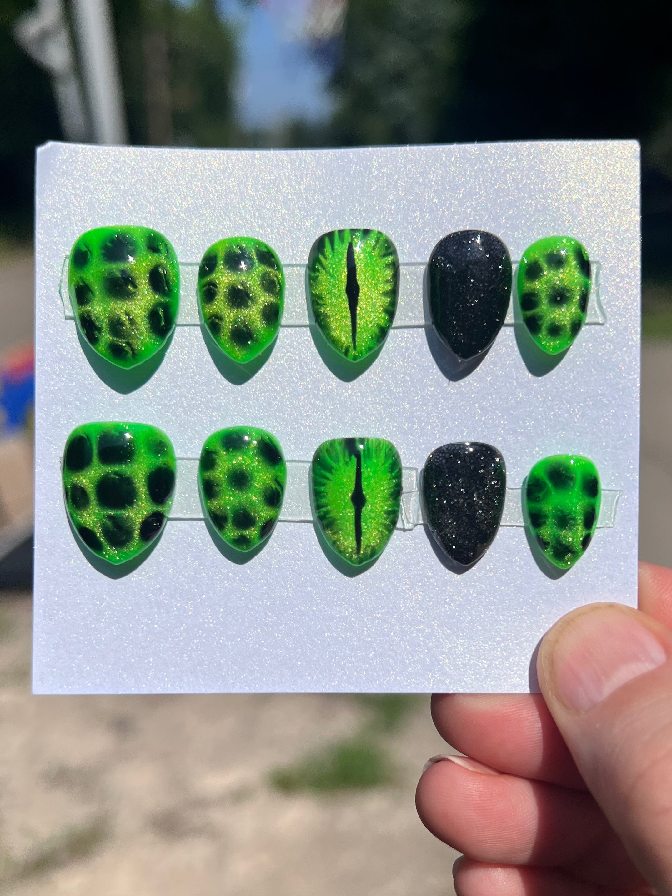 MADE TO ORDER Prehistoric Press Ons Nails