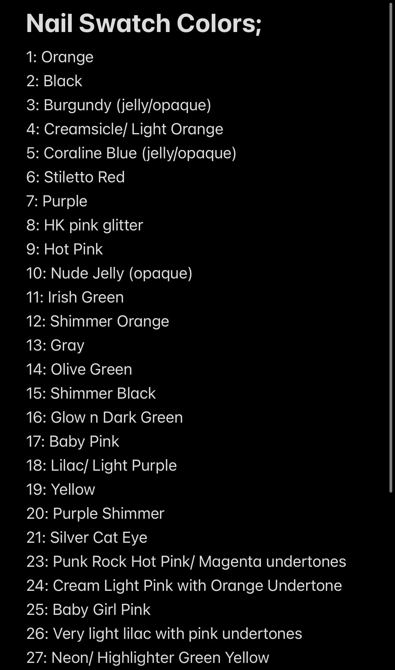 Pick your color nail set