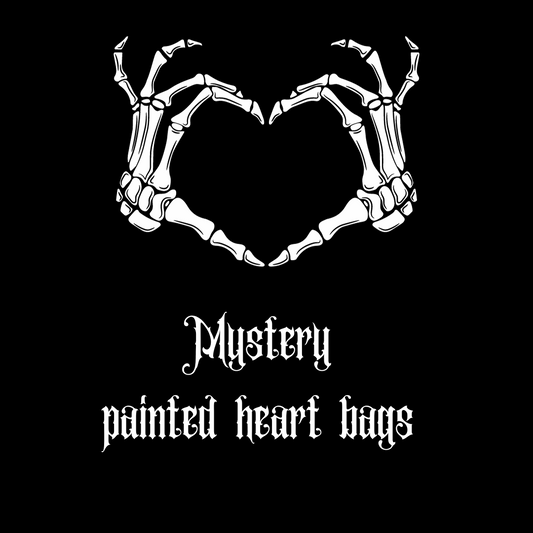 Mystery Painted Heart Purse