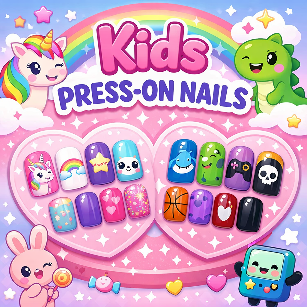 KIDS made to order press ons!