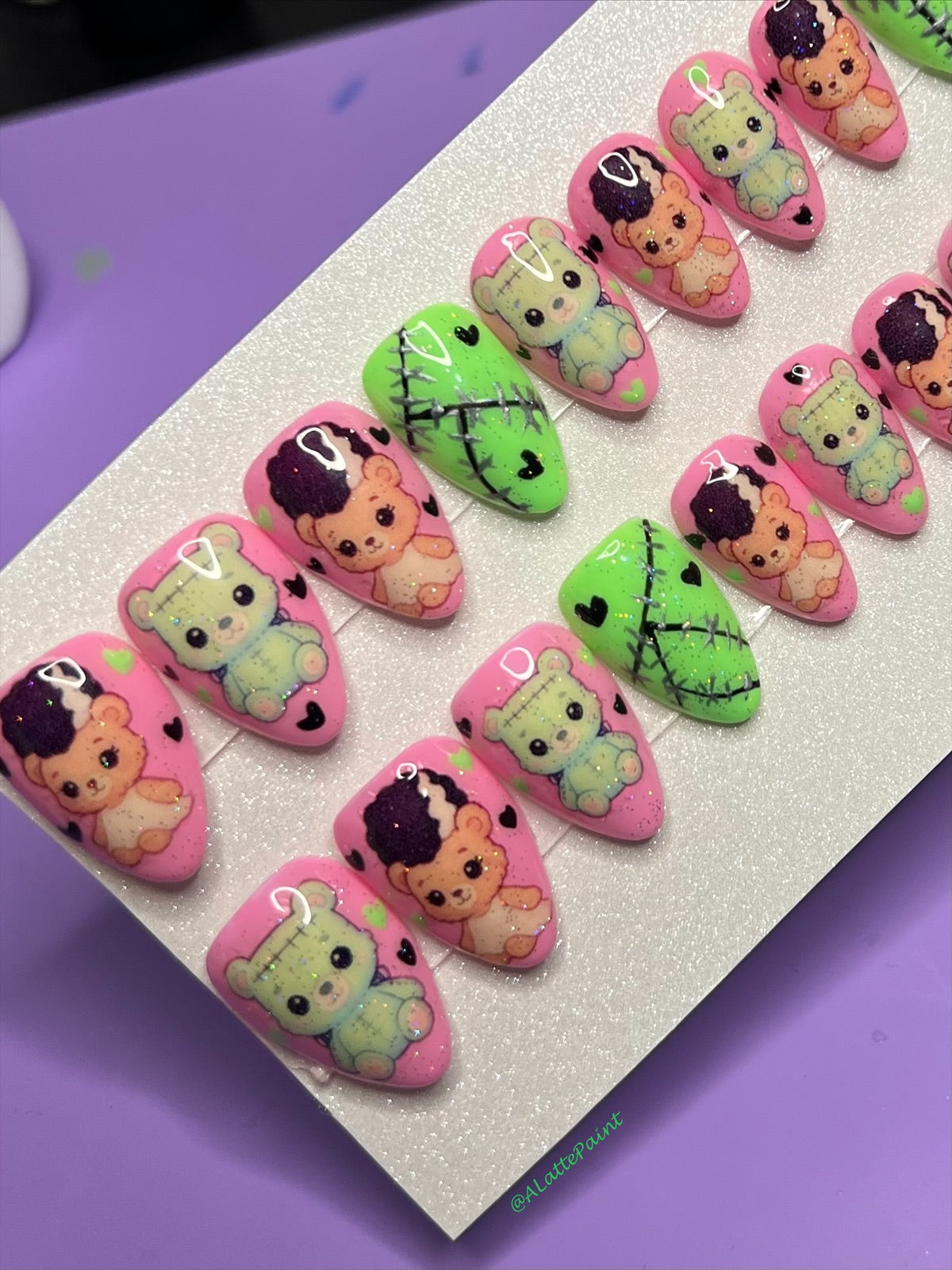 MADE TO ORDER Bear Bride and Monster press ons