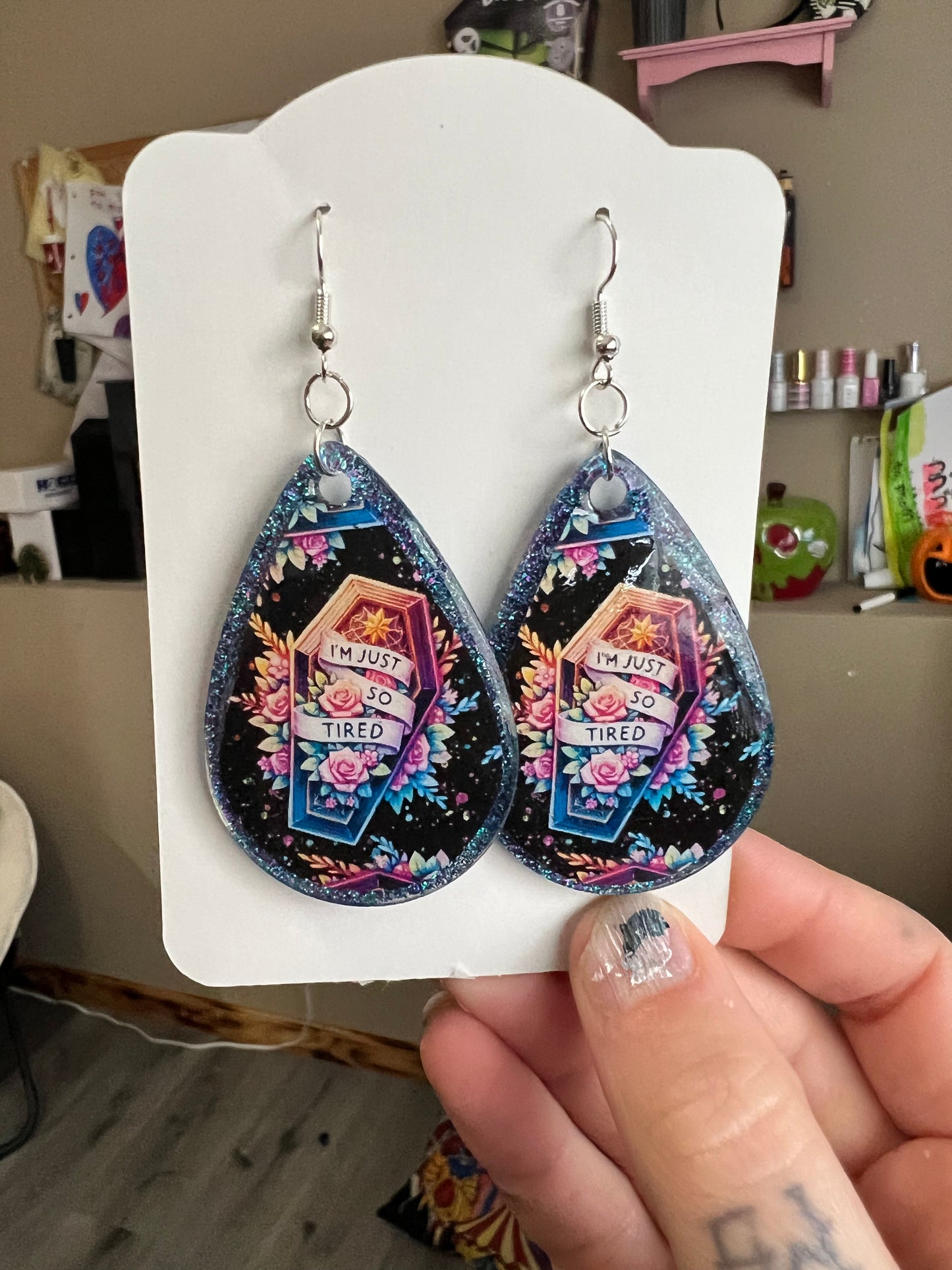 Acrylic Dangle Earrings