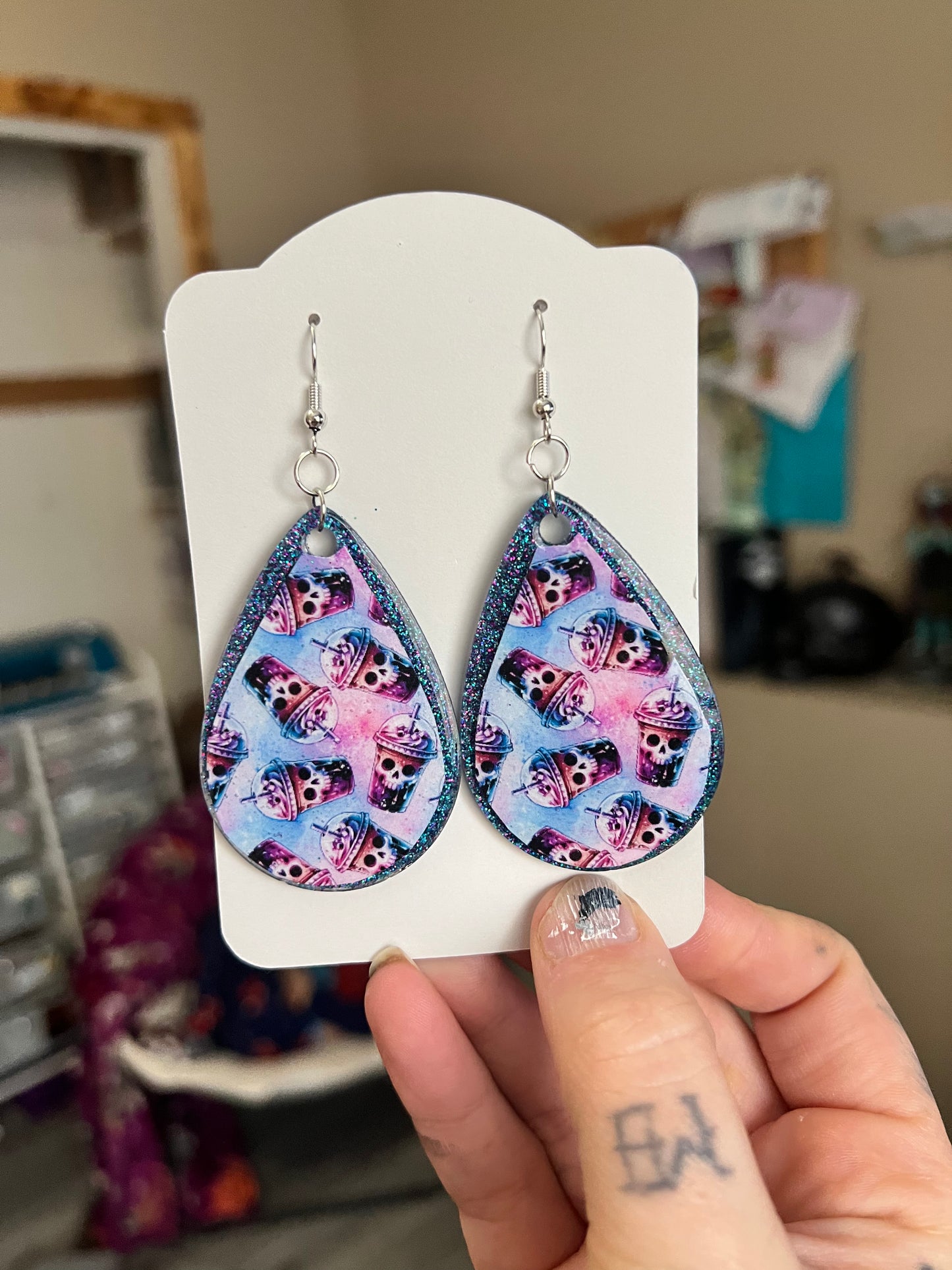 Acrylic Dangle Earrings