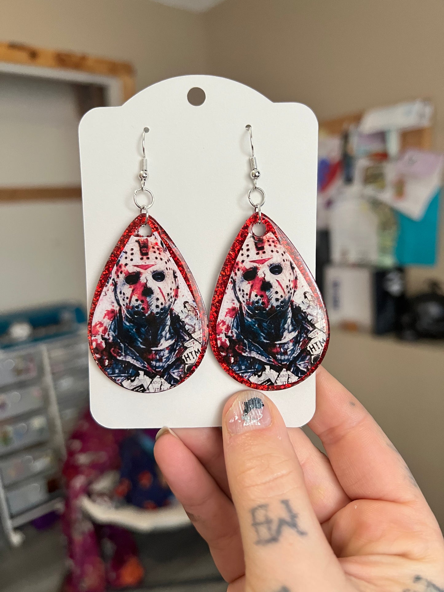 Acrylic Dangle Earrings