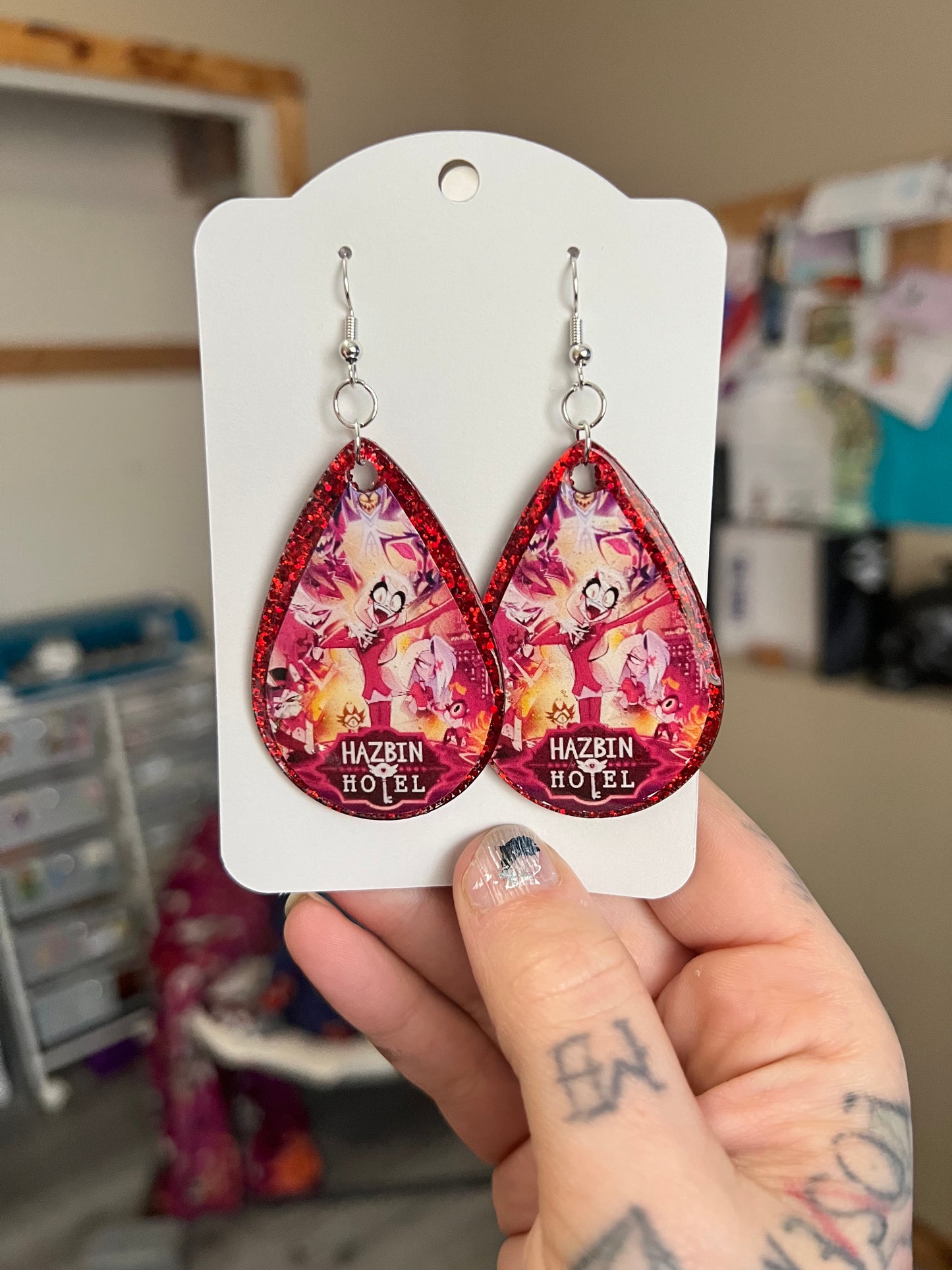 Acrylic Dangle Earrings